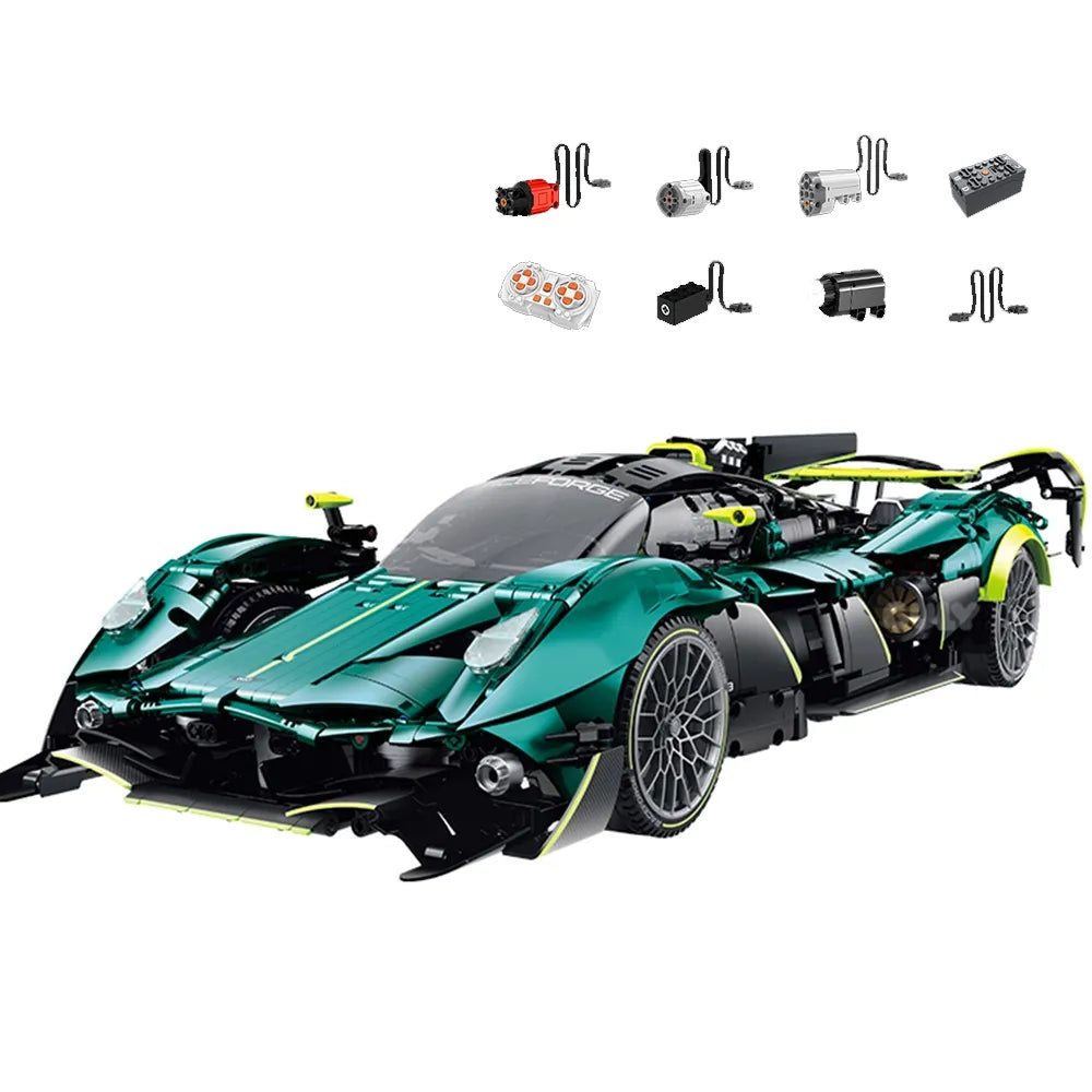 GULY 10658 - Static Version - British Valkyrie Hypercar 24h Endurance - vue 2 | Power Blockz