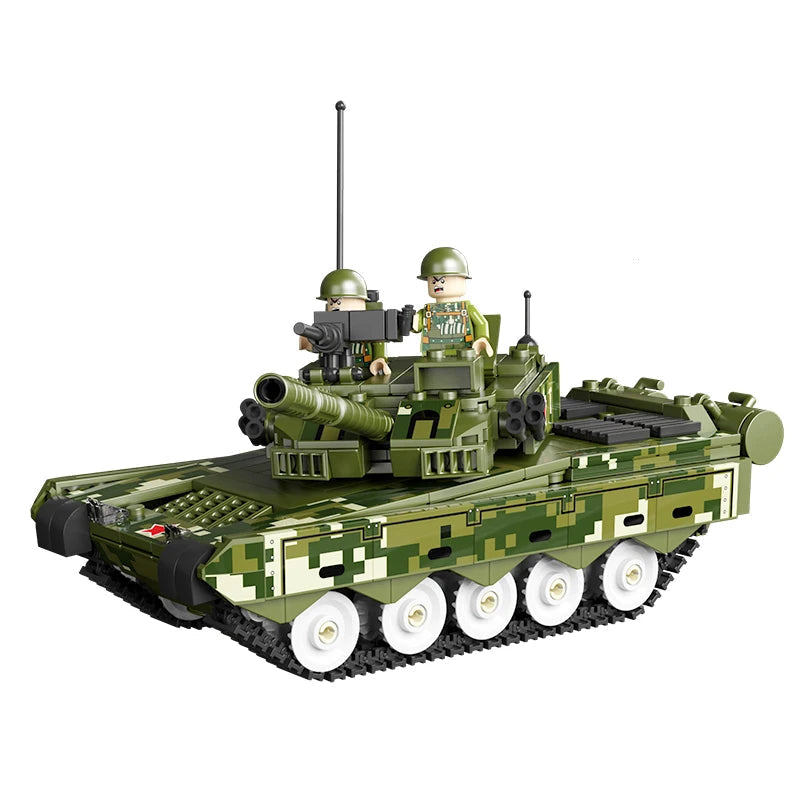 GaoMiSi T3011 99A Main Battle - 678pcs building blocks set - front view | Power Blockz