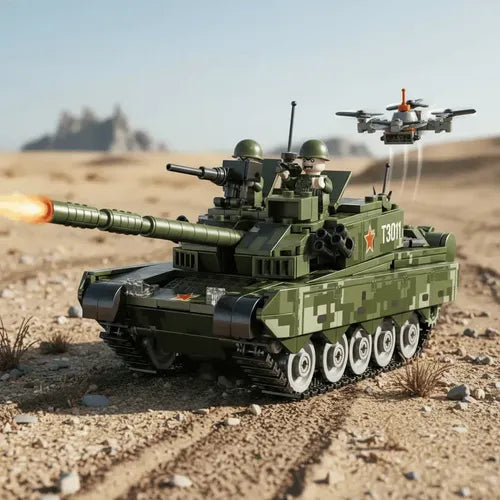 GaoMiSi T3011 99A Main Battle - 678pcs building blocks set - view 2 | Power Blockz