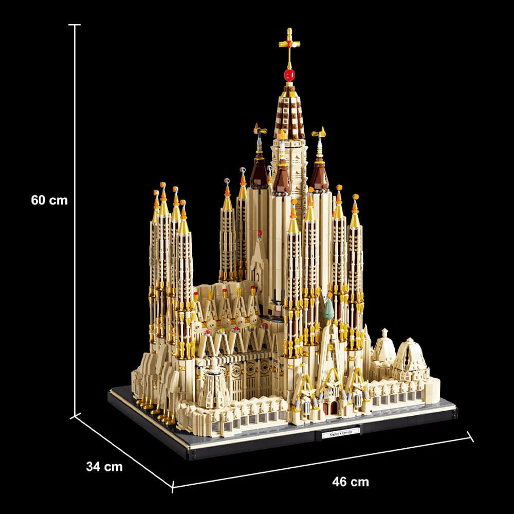 Gobricks MOC-65795 Barcelona Sagrada Familia - 10048pcs building blocks set - view 6 | Power Blockz
