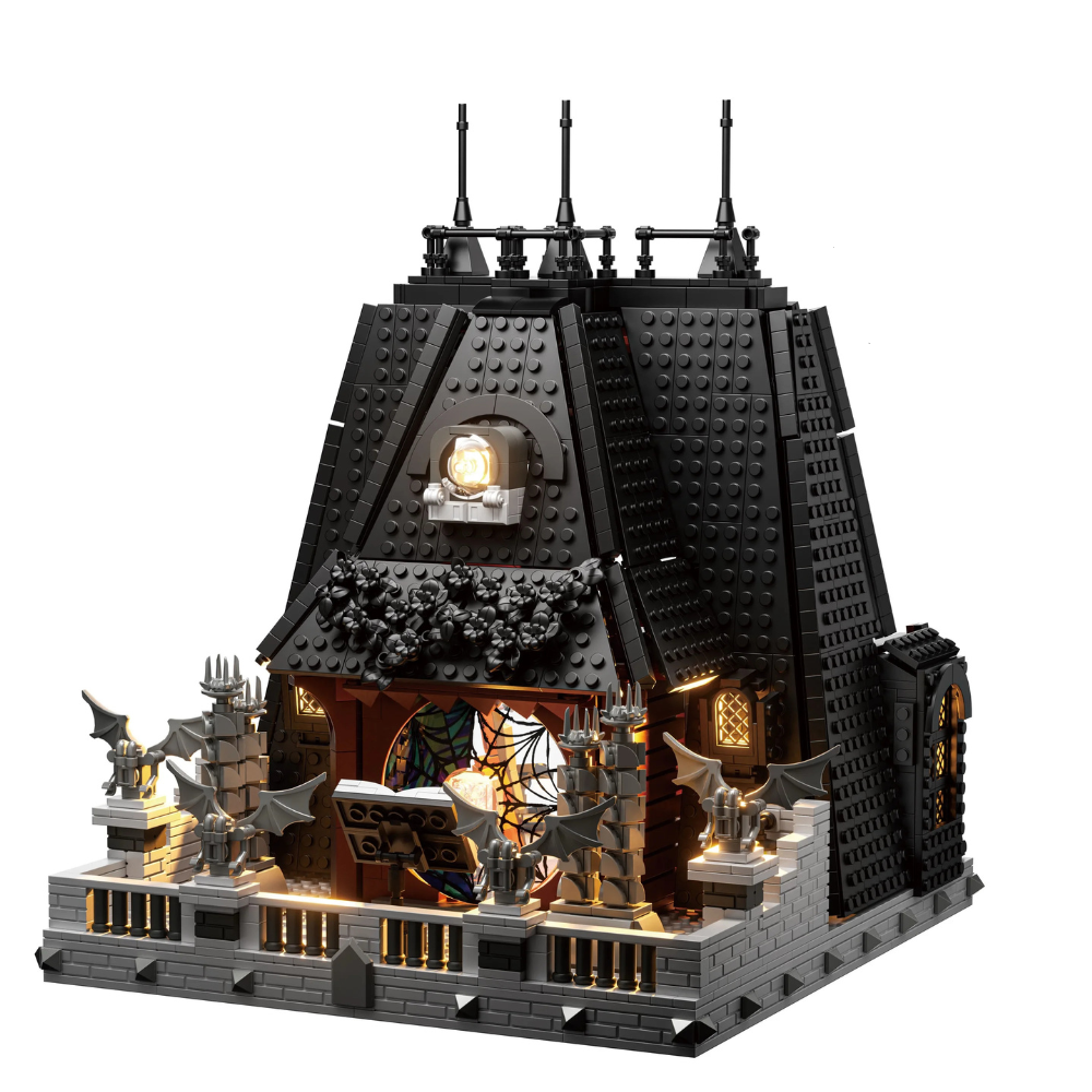 BaKa 33214 Black Wednesday House - 2419pcs building blocks set - front view | Power Blockz