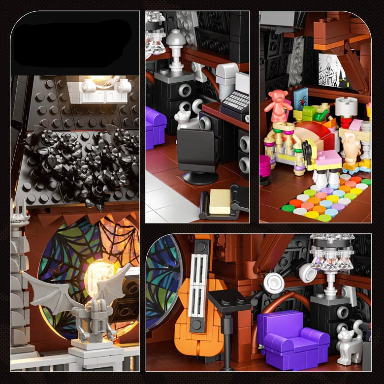 BaKa 33214 Black Wednesday House - 2419pcs building blocks set - view 4 | Power Blockz