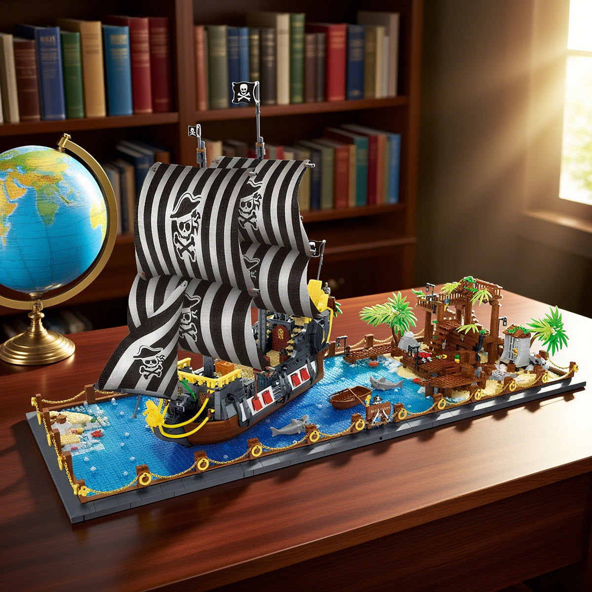 Mork 031002 Booty Bay Sailboat - 5937pcs building blocks set - view 7 | Power Blockz