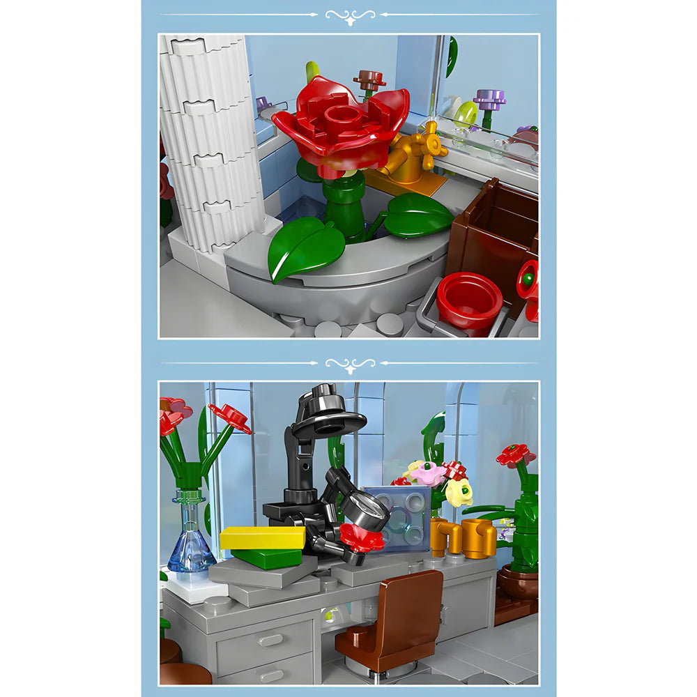 Mould King 16048 Botanical Garden House - 1290pcs building blocks set - view 4 | Power Blockz