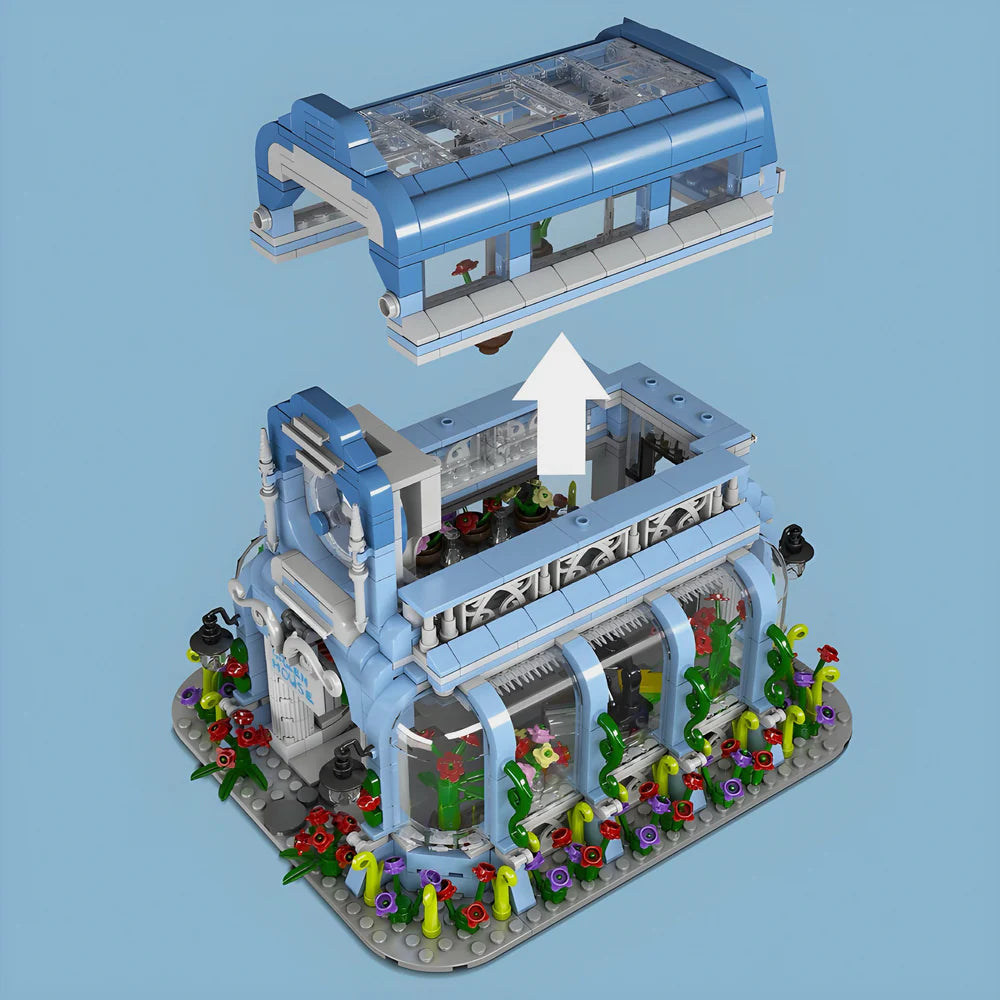 Mould King 16048 Botanical Garden House - 1290pcs building blocks set - view 5 | Power Blockz