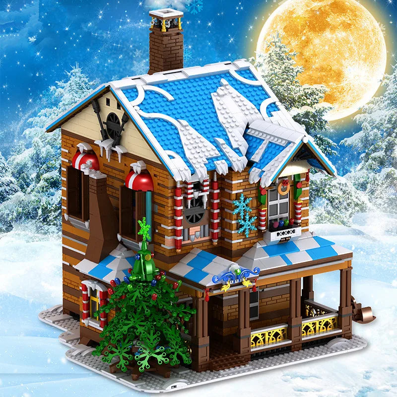 Mould King 16011 Christmas Cottage - 1318pcs building blocks set - view 2 | Power Blockz