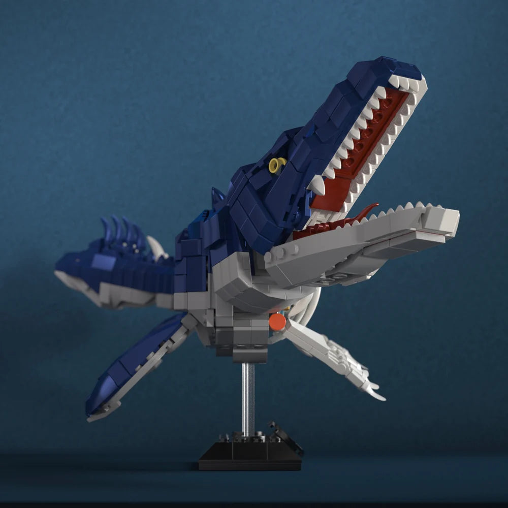 iambrick 30603 Cyber Mosasaurus - 1028pcs building blocks set - view 7 | Power Blockz