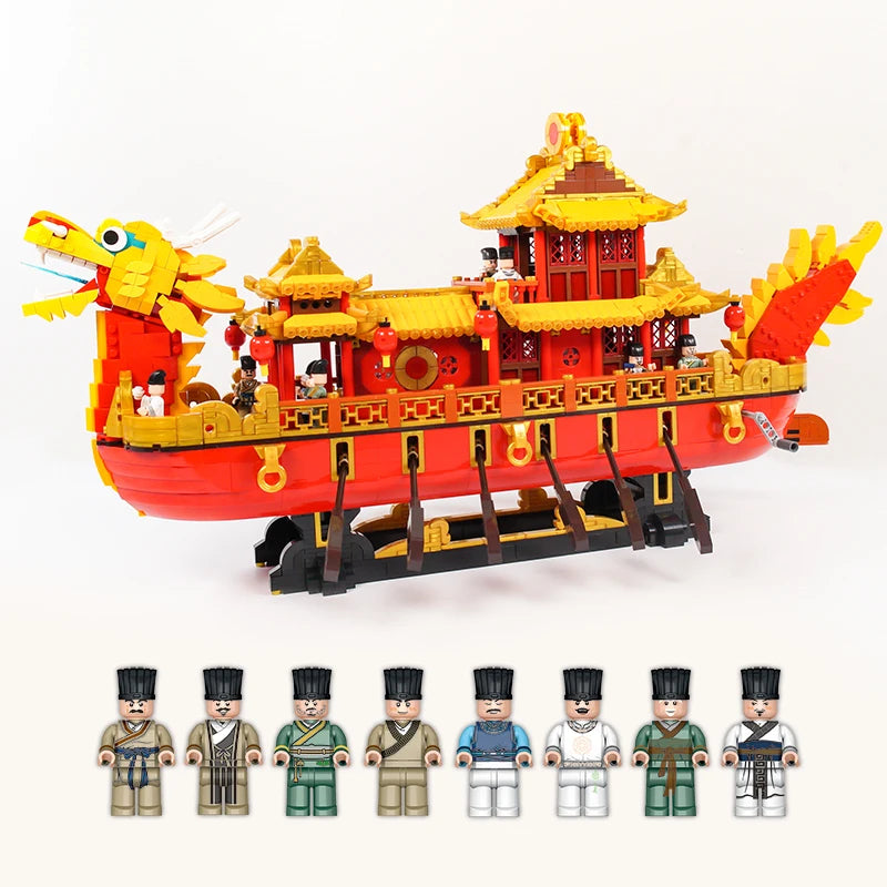 Xingbao XB-25002 Dragon Sailboat - 3325pcs building blocks set - view 2 | Power Blockz
