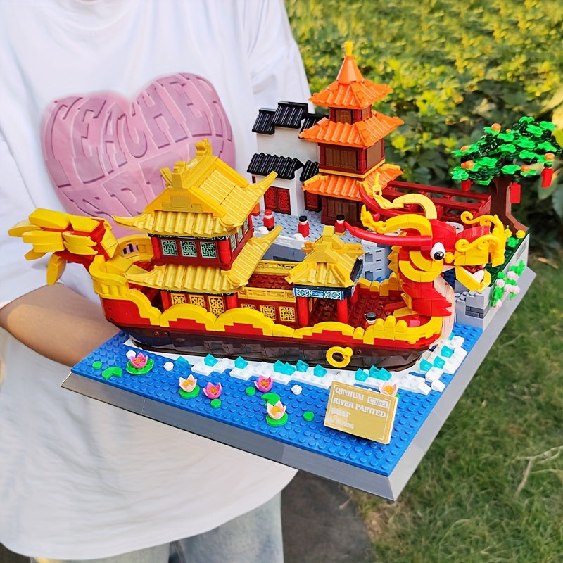 Xingbao XB-25002 Dragon Sailboat - 3325pcs building blocks set - view 4 | Power Blockz