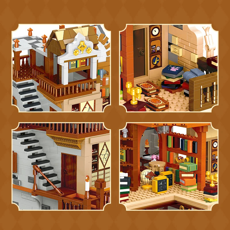 Jiestar 57016 European Library - 3294pcs building blocks set - view 3 | Power Blockz