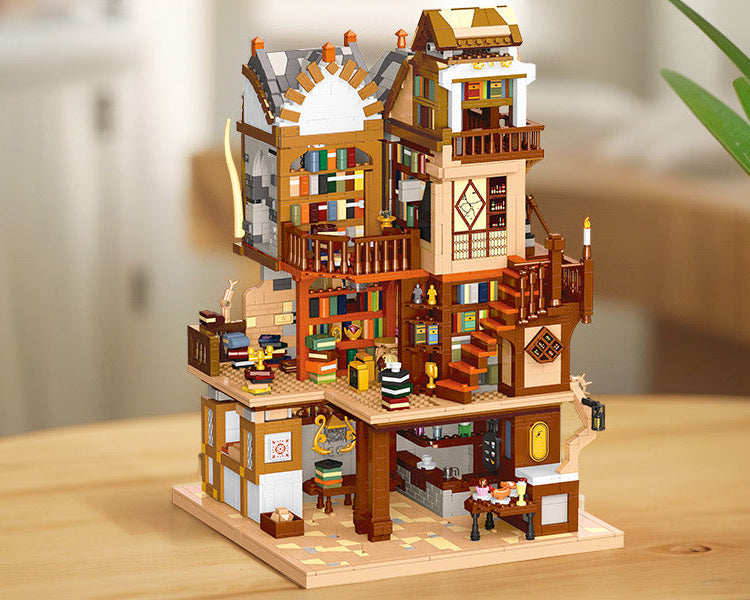 Jiestar 57016 European Library - 3294pcs building blocks set - view 9 | Power Blockz