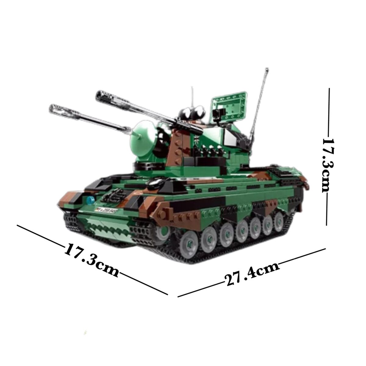 Xingbao XB-06045 Flakpz Gepard - 1352pcs building blocks set - view 5 | Power Blockz