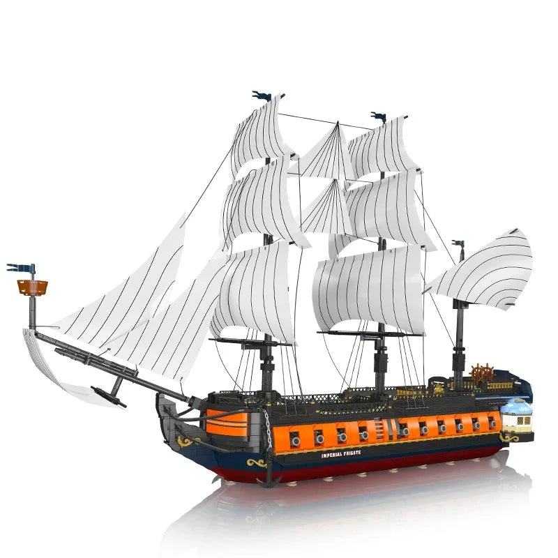 Mould King 13192 Galactic Destroyer Ship - 3580pcs building blocks set - front view | Power Blockz