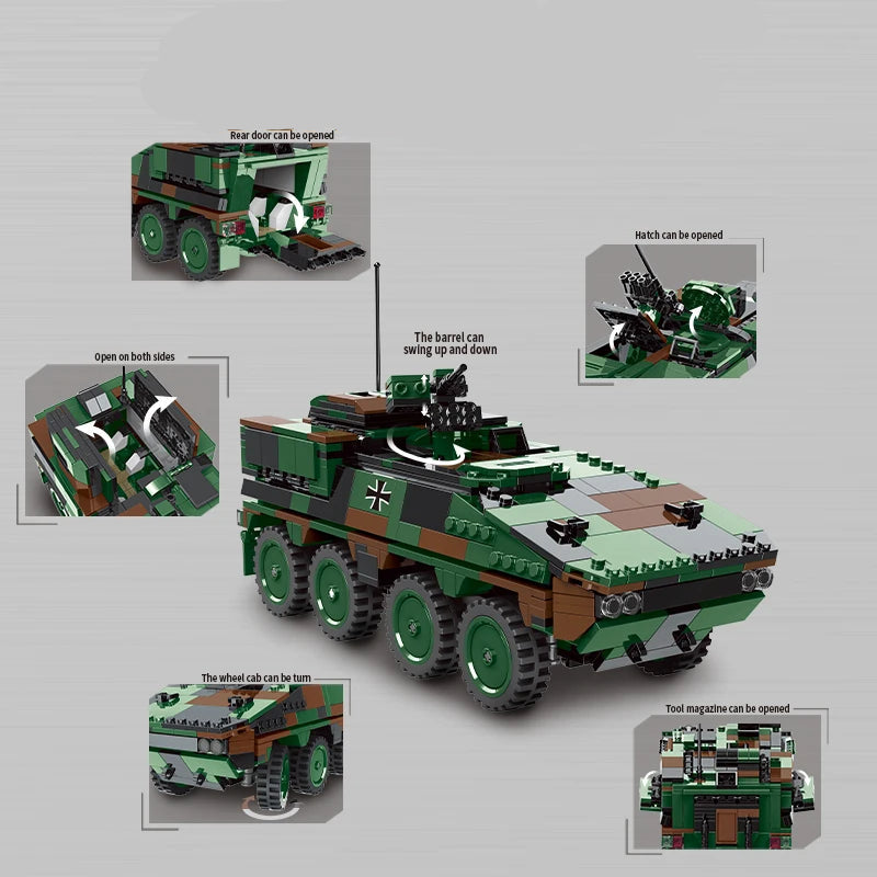 Xingbao XB-06043 Gtk Boxer - 753pcs building blocks set - view 5 | Power Blockz