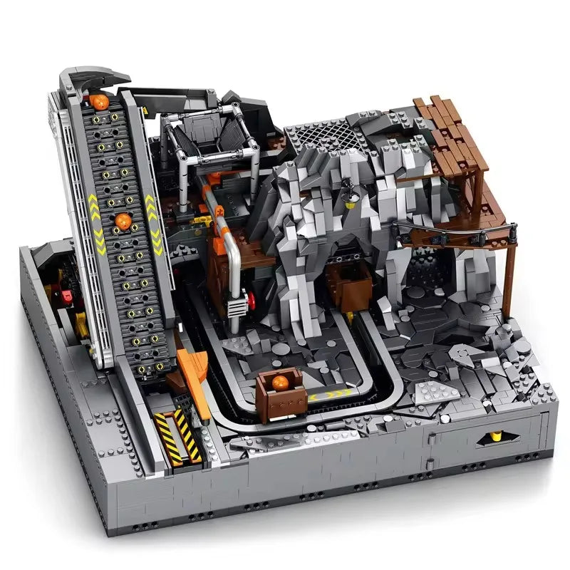 Reobrix 22023 Heavy Mining - 3338pcs building blocks set - front view | Power Blockz