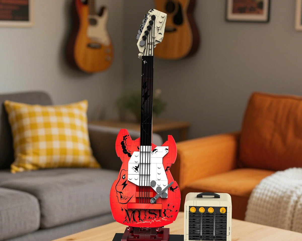 Kaiyu K96174 Interactive Guitar - 500pcs building blocks set - view 9 | Power Blockz