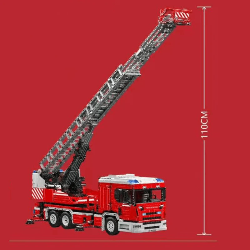 Mould King 17022 Ladder Firefighting Truck - 4886pcs building blocks set - view 5 | Power Blockz