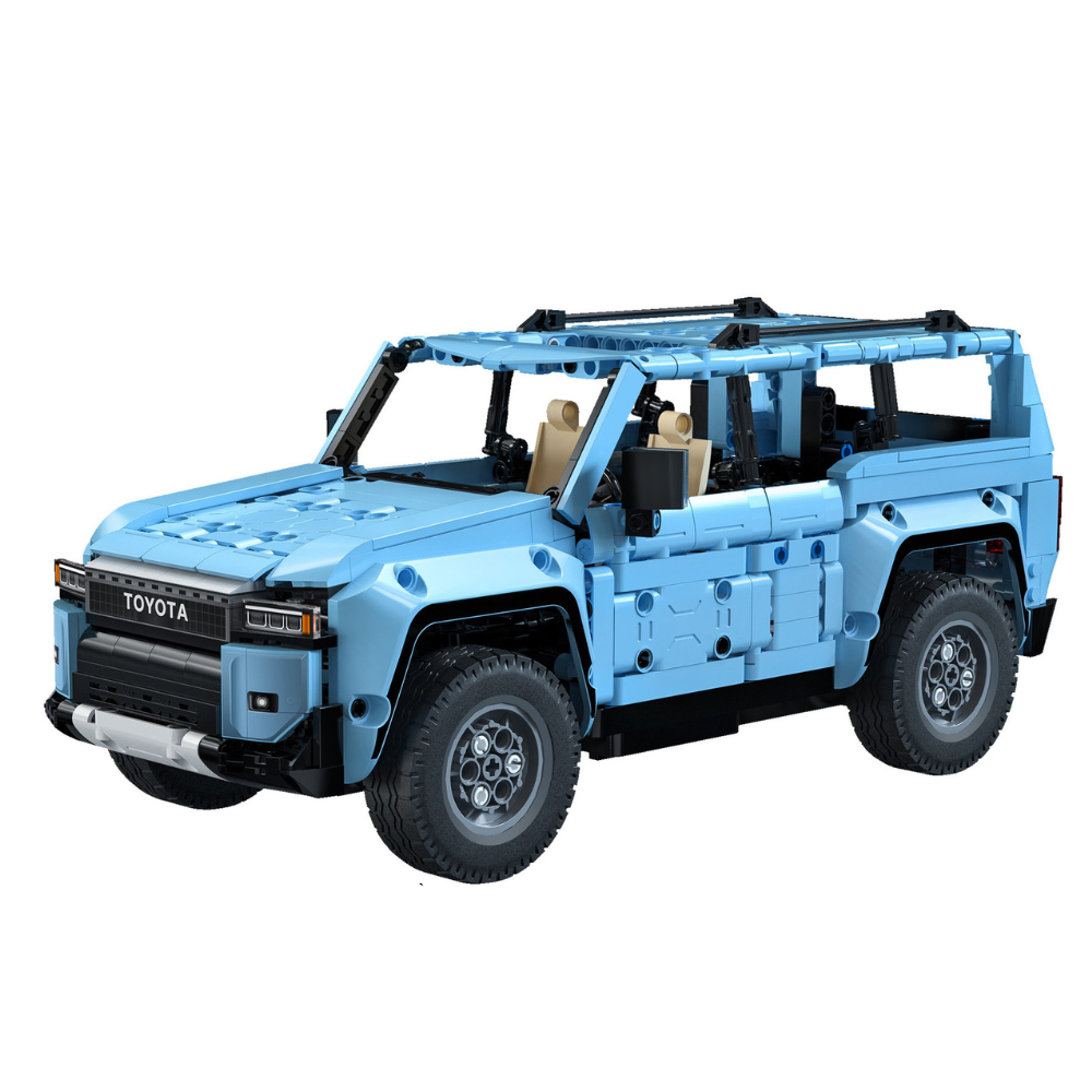 CaDa C51209W Land Cruiser Prado - 586pcs building blocks set - front view | Power Blockz