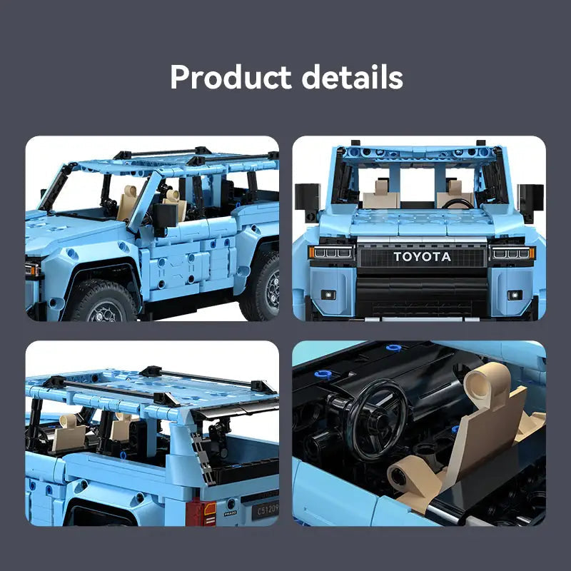 CaDa C51209W Land Cruiser Prado - 586pcs building blocks set - view 4 | Power Blockz