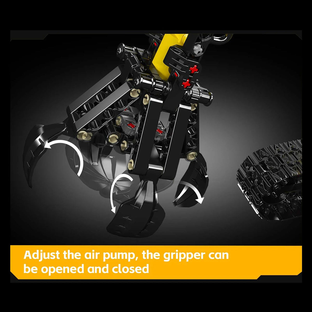 Mould King 17077 Log Grapple Truck - 866pcs building blocks set - view 4 | Power Blockz