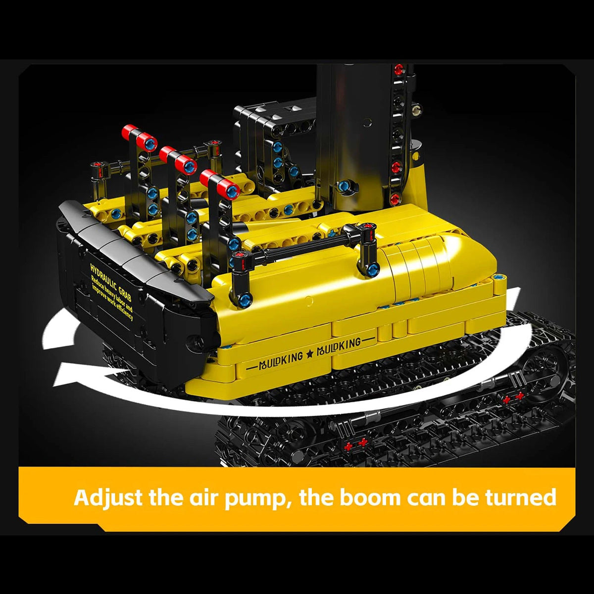 Mould King 17077 Log Grapple Truck - 866pcs building blocks set - view 5 | Power Blockz