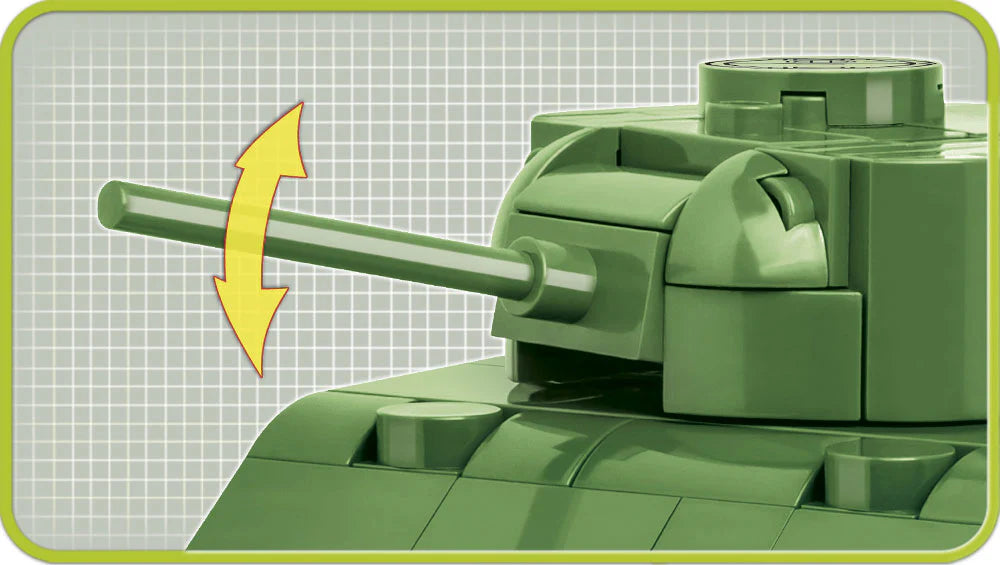 Cobi 3044 M4A1 Military Tank - 726pcs building blocks set - view 5 | Power Blockz