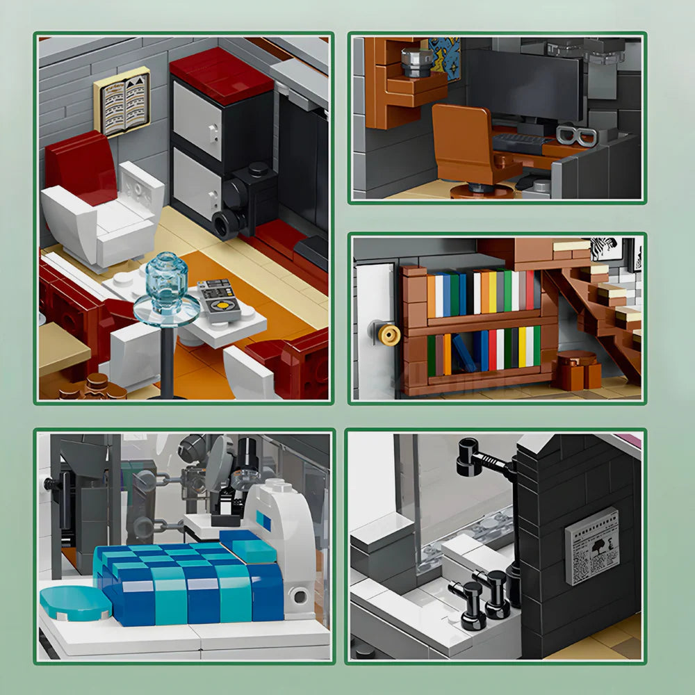 Mork 10213 Modern Villa Contemporary - 3832pcs building blocks set - view 4 | Power Blockz