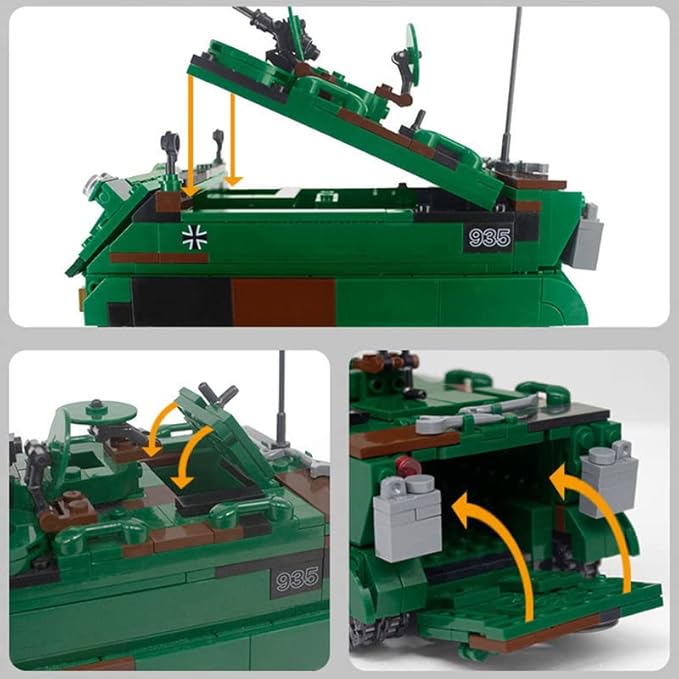 Xingbao XB-0650 MTW M113 Tank - 748pcs building blocks set - view 5 | Power Blockz
