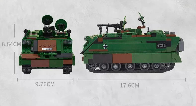 Xingbao XB-0650 MTW M113 Tank - 748pcs building blocks set - view 6 | Power Blockz