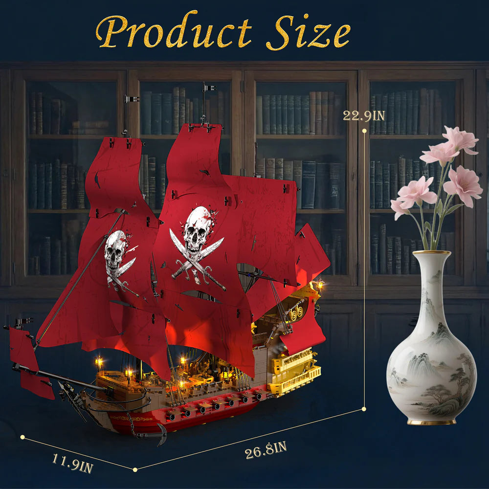 JMBricklayer 40003 Queen Annes Revenge - 2527pcs building blocks set - view 6 | Power Blockz