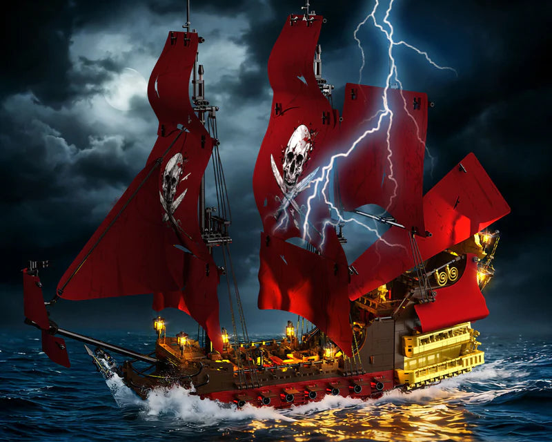 JMBricklayer 40003 Queen Annes Revenge - 2527pcs building blocks set - view 7 | Power Blockz