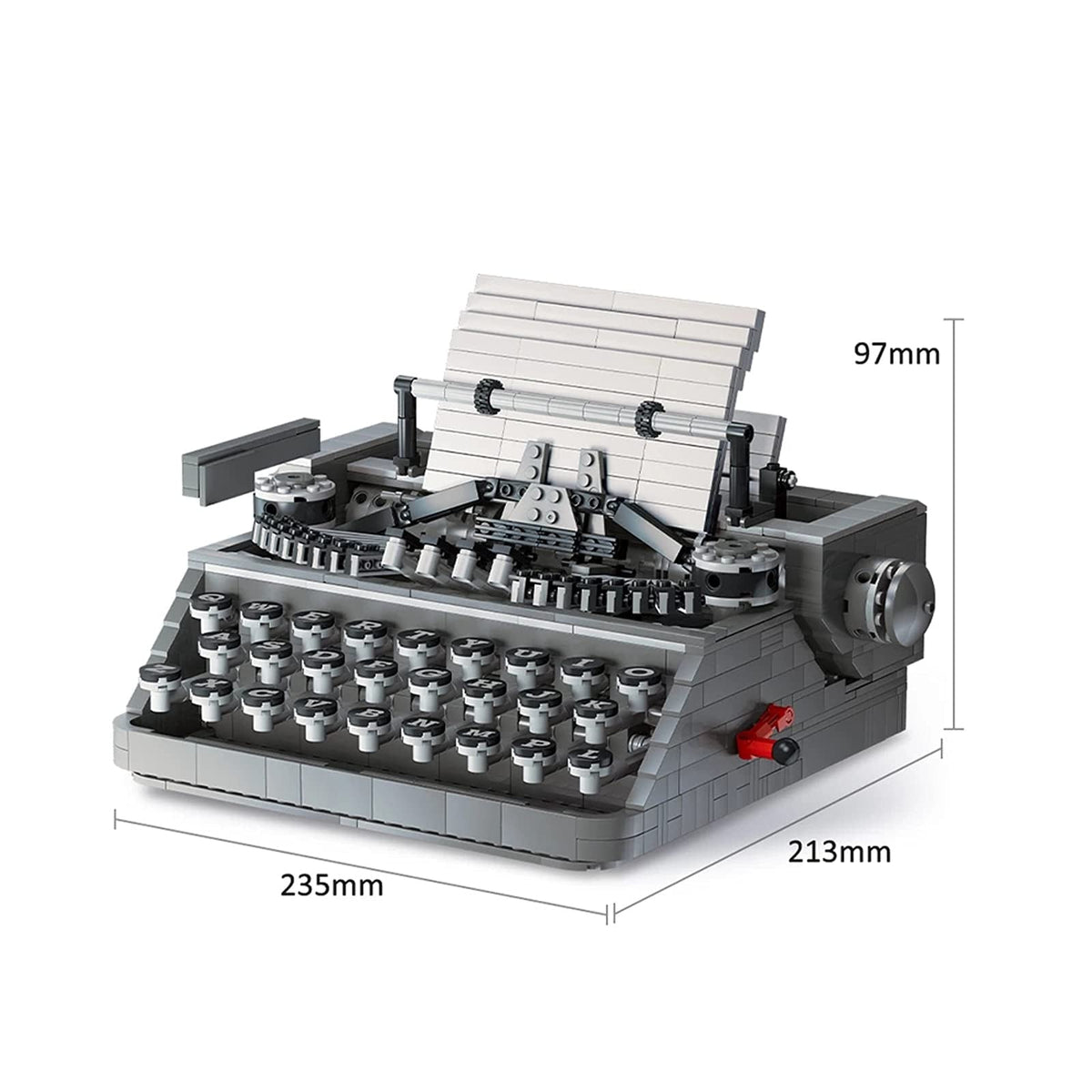 Qizhile 90011 Retro Printer - 1618pcs building blocks set - view 6 | Power Blockz