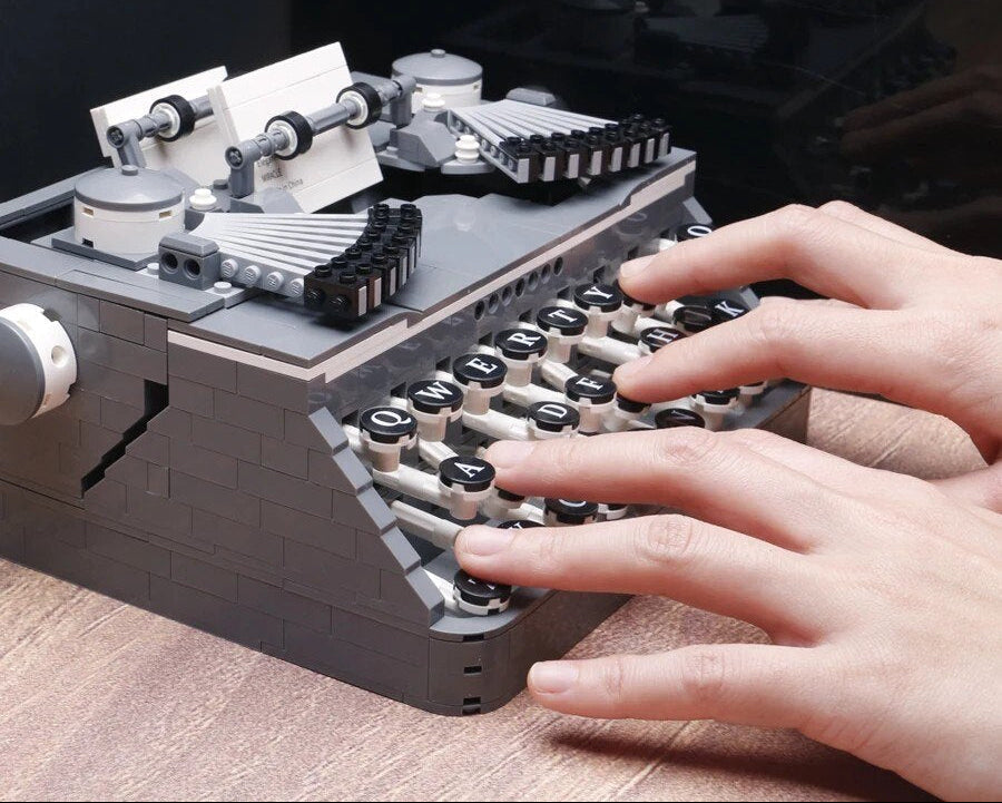 Qizhile 90011 Retro Printer - 1618pcs building blocks set - view 8 | Power Blockz