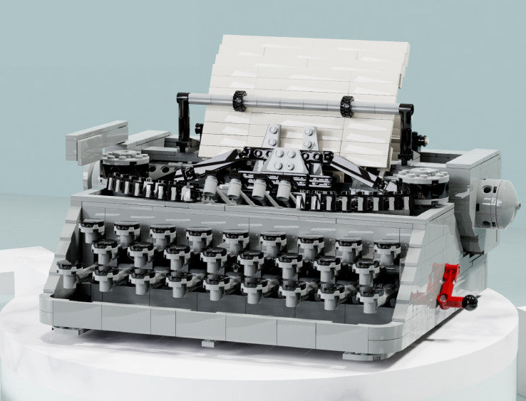Qizhile 90011 Retro Printer - 1618pcs building blocks set - view 9 | Power Blockz