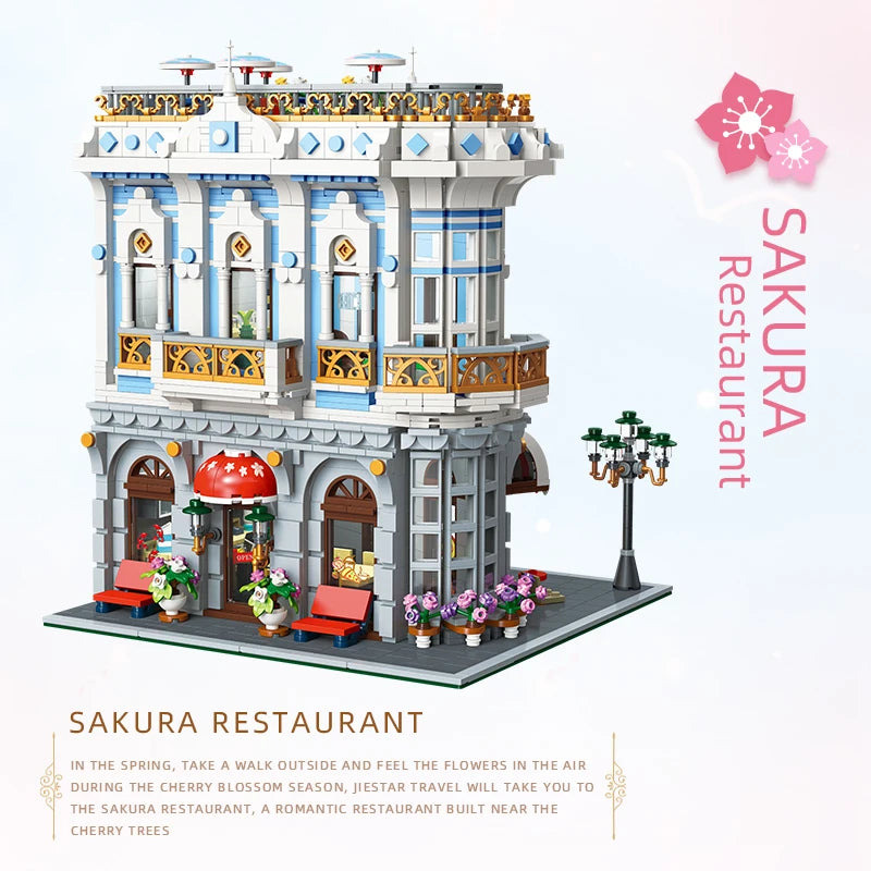 Jiestar 89109 Sakura Restaurant - 3725pcs building blocks set - view 3 | Power Blockz