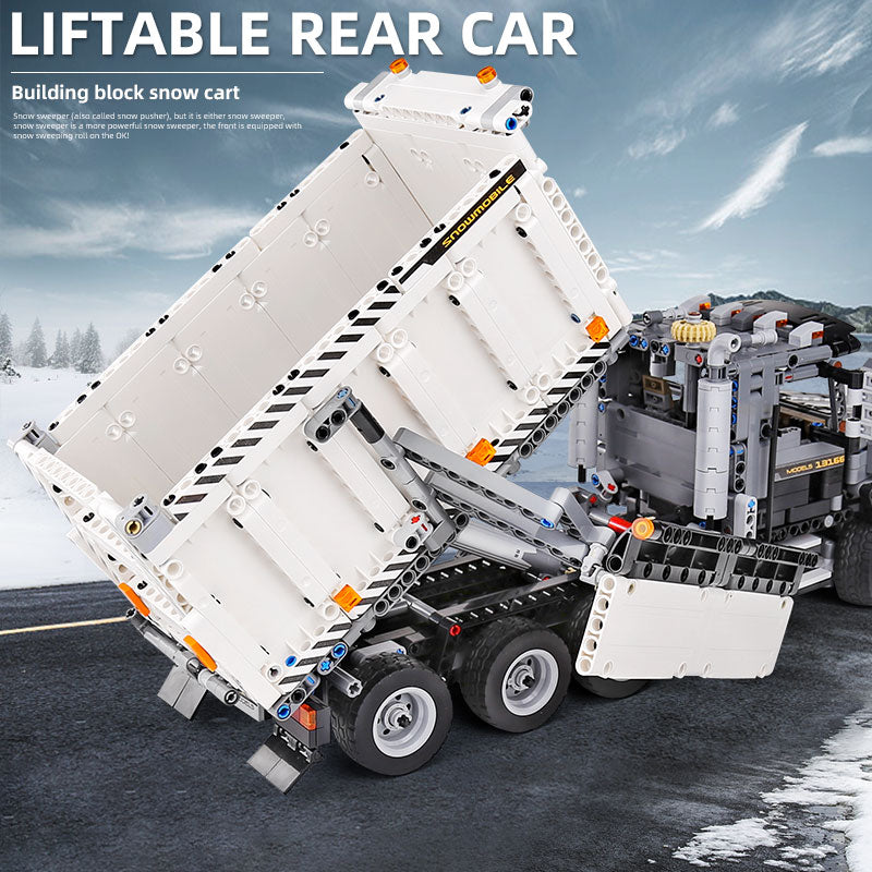 Mould King 13166 Snowplow Truck - 1694pcs building blocks set - view 4 | Power Blockz