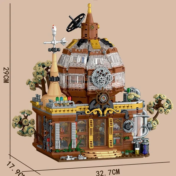 Mork 020202 Steampunk Magic Shop - 1842pcs building blocks set - view 6 | Power Blockz