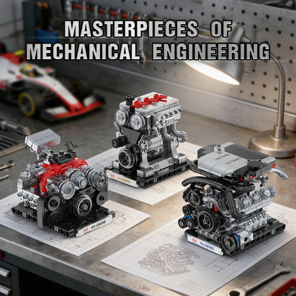 JMBricklayer 60023 Street Engine Trio - 711pcs building blocks set - view 2 | Power Blockz