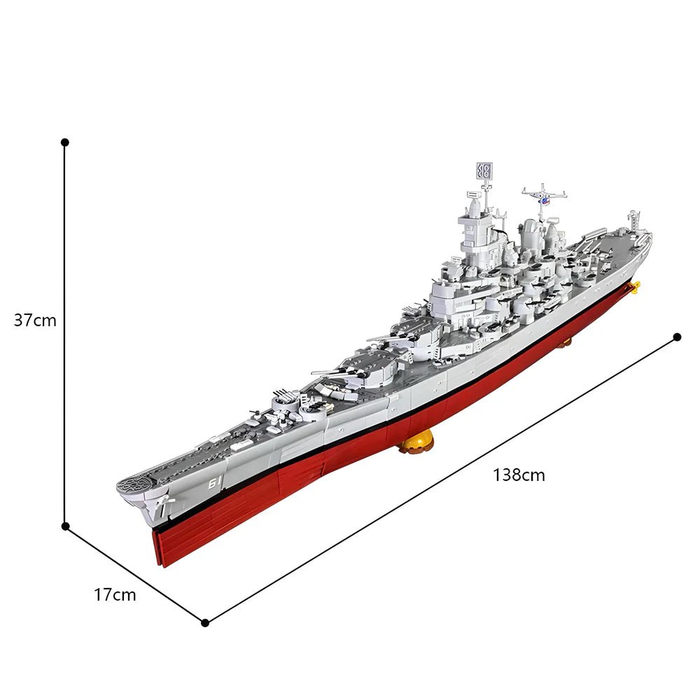 Power Blockz 00001 USS Iowa Battleship - 8042pcs building blocks set - view 5 | Power Blockz