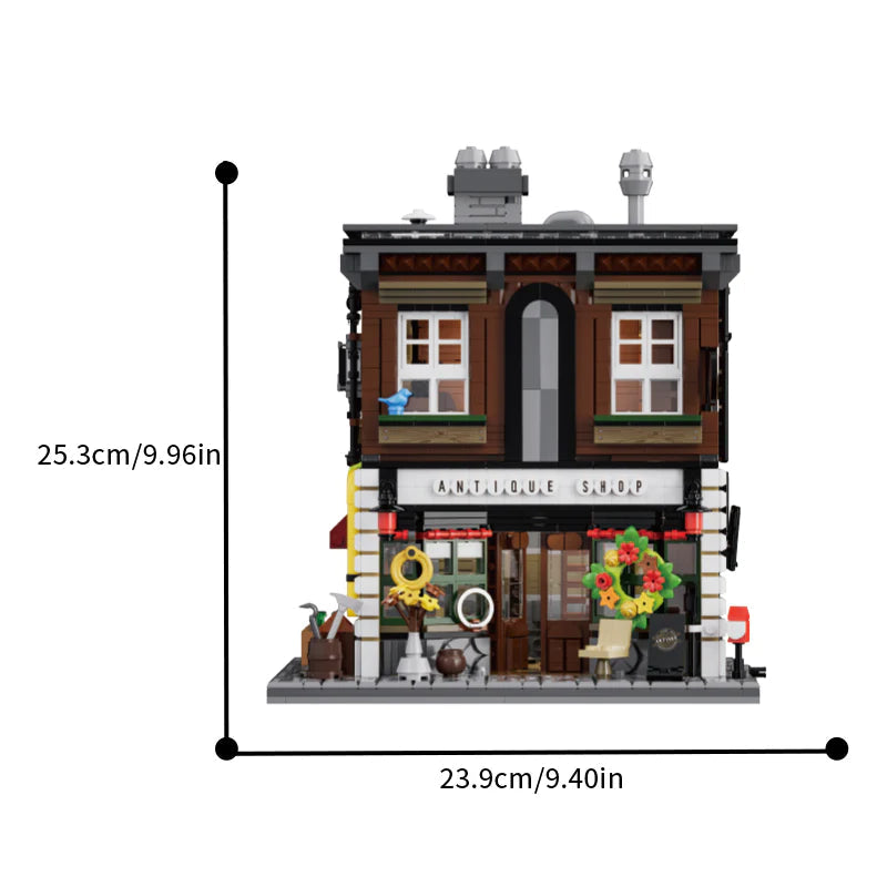 Xbert 66055 Vintage Antique Shop - 1954pcs building blocks set - view 9 | Power Blockz