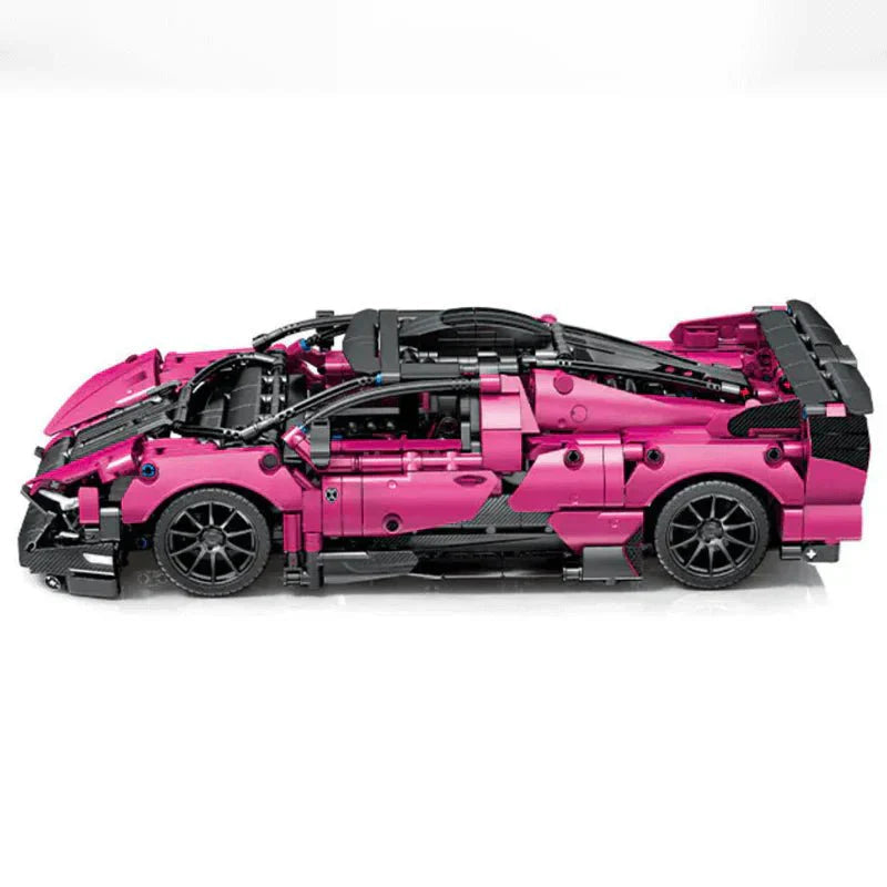 Sembo 701040 - Static - Pink Concept Supercar - vue 6 | Power Blockz